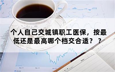 个人自己交城镇职工医保，按最低还是最高哪个档交合适？ ？