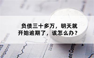 负债三十多万，明天就开始逾期了，该怎么办？