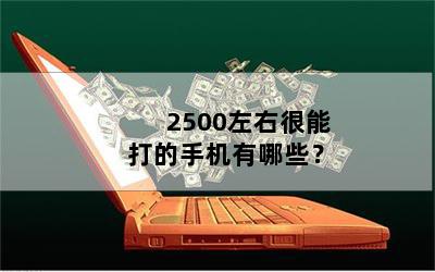 2500左右很能打的手机有哪些？