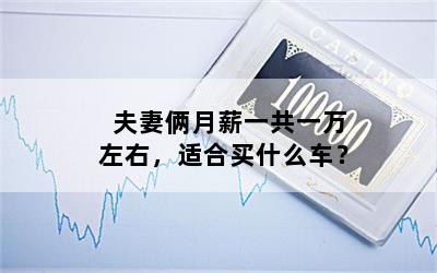 夫妻俩月薪一共一万左右，适合买什么车？