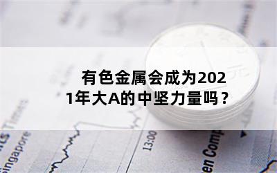 有色金属会成为2021年大A的中坚力量吗？