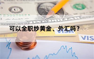 可以全职炒黄金、外汇吗？