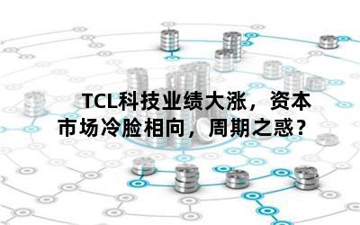 TCL科技业绩大涨，资本市场冷脸相向，周期之惑？