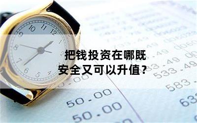 把钱投资在哪既安全又可以升值？