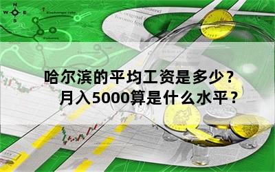 哈尔滨的平均工资是多少？月入5000算是什么水平？