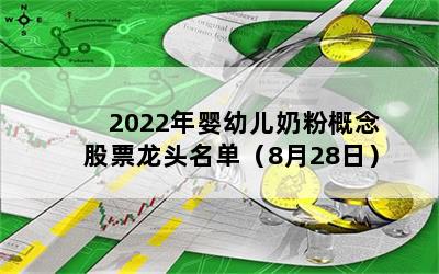 2022年婴幼儿奶粉概念股票龙头名单（8月28日）