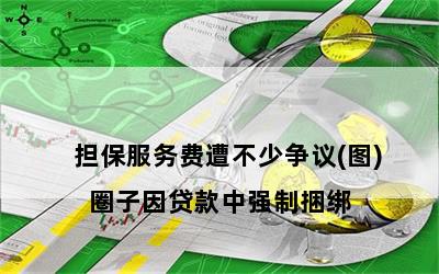 

圈子因贷款中强制捆绑担保服务费遭不少争议(图)