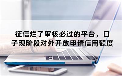 征信烂了审核必过的平台，口子现阶段对外开放申请信用额度