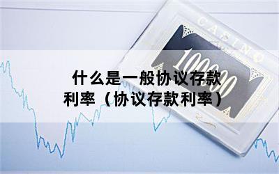 什么是一般协议存款利率（协议存款利率）