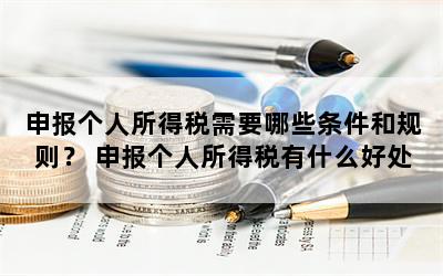 申报个人所得税需要哪些条件和规则？ 申报个人所得税有什么好处？