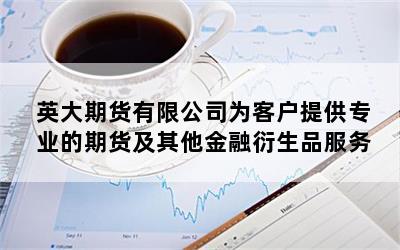 英大期货有限公司为客户提供专业的期货及其他金融衍生品服务