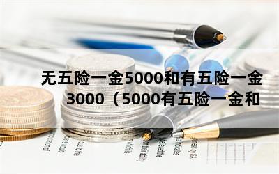 无五险一金5000和有五险一金3000（5000有五险一金和没五险一金选哪个）