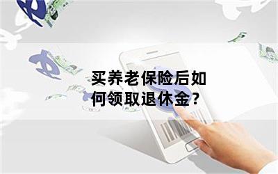 买养老保险后如何领取退休金？