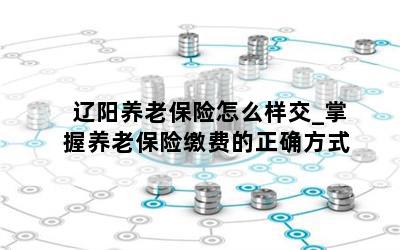 辽阳养老保险怎么样交_掌握养老保险缴费的正确方式