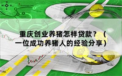 重庆创业养猪怎样贷款？（一位成功养猪人的经验分享）