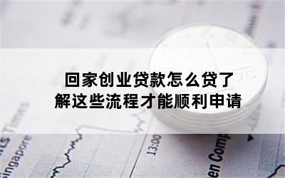 回家创业贷款怎么贷了解这些流程才能顺利申请