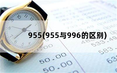 955(955与996的区别)