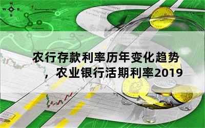 农行存款利率历年变化趋势，农业银行活期利率2019