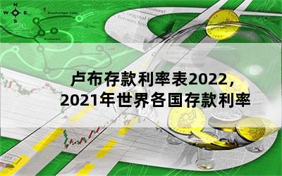 卢布存款利率表2022，2021年世界各国存款利率