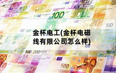 金杯电工(金杯电磁线有限公司怎么样)