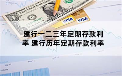 建行一二三年定期存款利率 建行历年定期存款利率