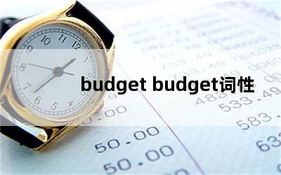 budget budget