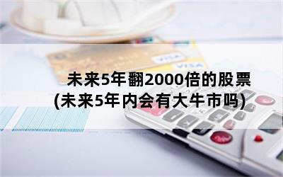 未来5年翻2000倍的股票(未来5年内会有大牛市吗)