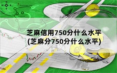 芝麻信用750分什么水平(芝麻分750分什么水平)