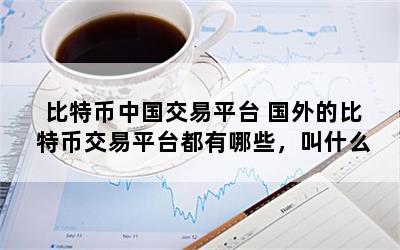 比特币中国交易平台 国外的比特币交易平台都有哪些，叫什么